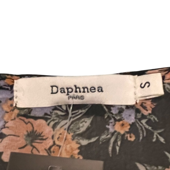 Nasty‎ Gal Daphnea NWT Floral V Neck Short Sleeve Summer Midi Dress Size S - Picture 5 of 8